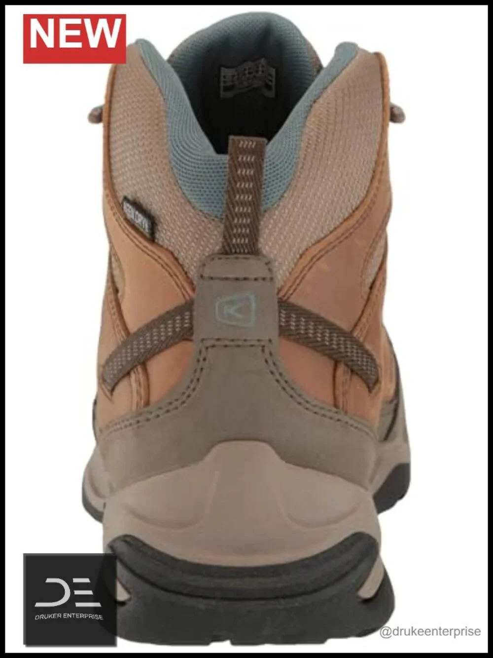 Women's Waterproof Leather Hiking Boots Ankle Mid-Calf Lace-Up KEEN
